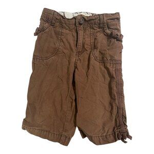 Baby Gap Toddler Girls Cargo Shorts | Size 2 Years | Brown Bows